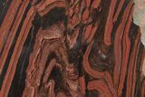 Free-Standing Polished Tiger Iron Stromatolite - Ga #222939-4